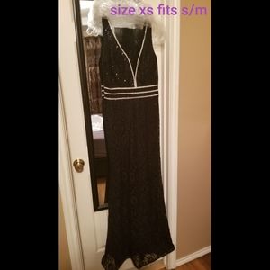 Evening dress (Black) XS